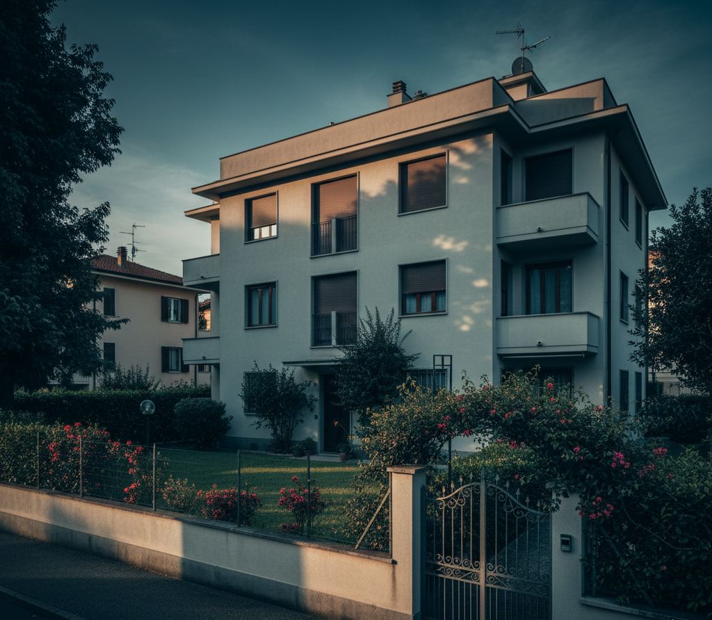 Casa residenziale con giardino